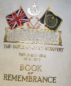 WW1 DLI Memorial Book 